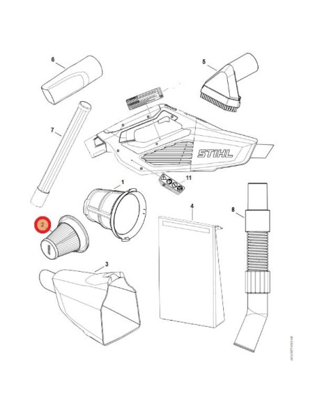 Filtro de papel para SEA 20 STIHL