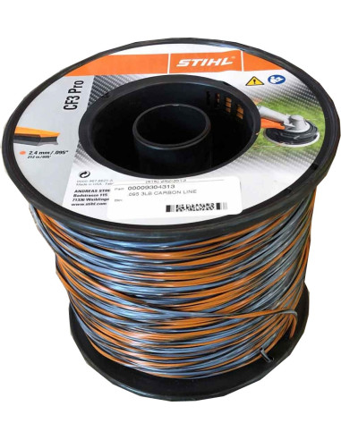 Hilo trenzado CF3 2,4 mm 212 mts STIHL