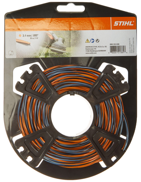 Hilo trenzado CF3 3,0 mm 43 mts STIHL