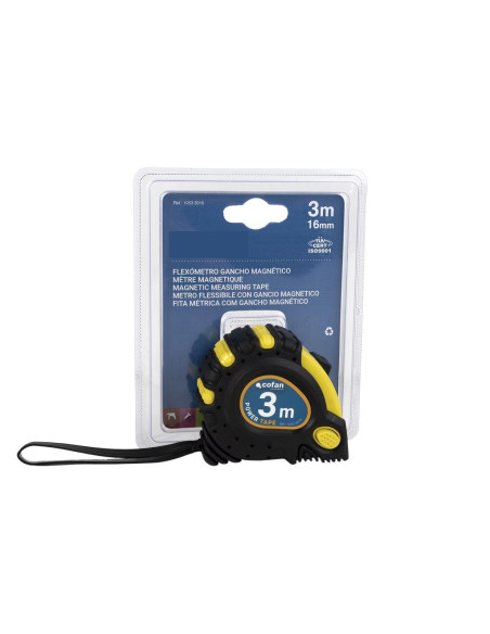 Flexómetro gancho magnético