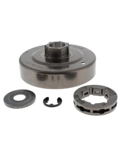 Juego de piñón de cadena tipo anillo 3/8" 7d