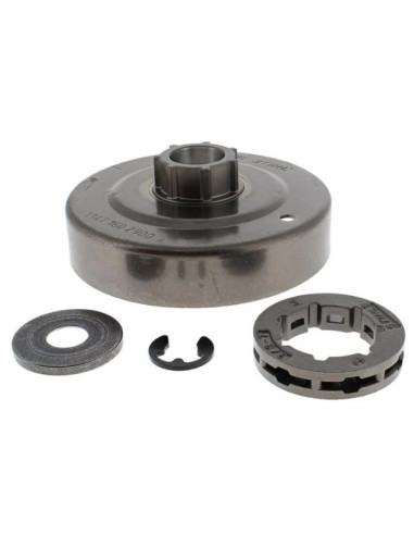 Juego de piñón de cadena tipo anillo 3/8" 7d