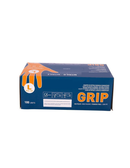 Caja de 100 guantes de nitrilo 100 Und.