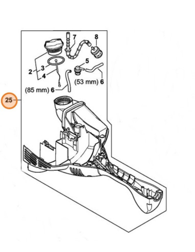 Carcasa motor STIHL