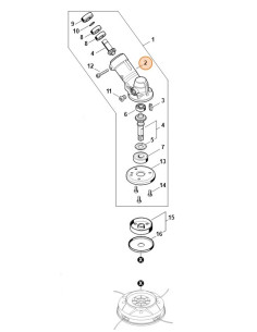 Carcasa de la caja reductora STIHL
