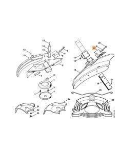 Pieza de apriete STIHL 2