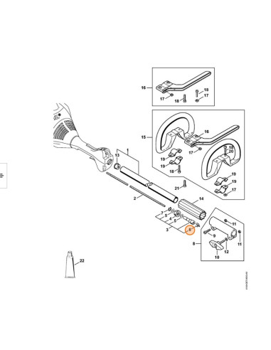 Clip abrazadera STIHL