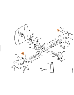 Perno pasador STIHL 2