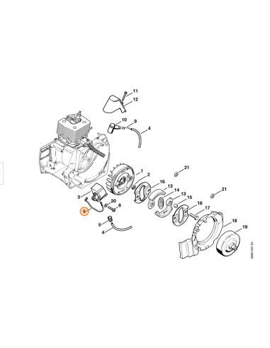 Cable de cortocircuito 160 mm STIHL