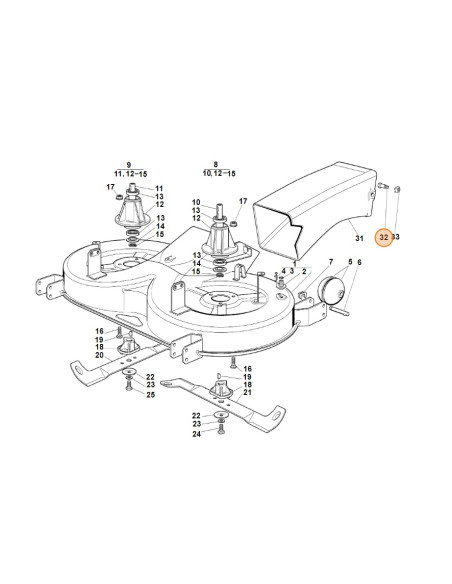 Tornillo equipo de corte STIHL