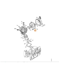 Tornillo con collar STIHL 2