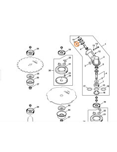 Casquillo distanciador STIHL 2