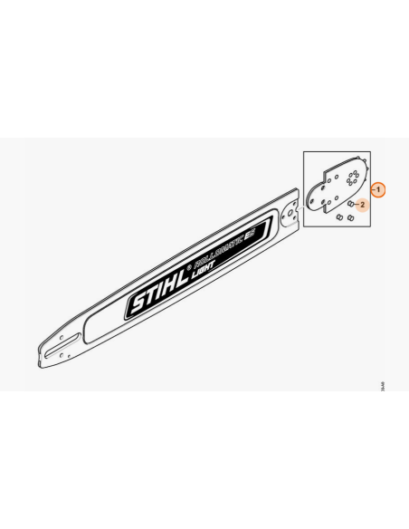 Cabeza de la espada 3/8" 11Z 1.6 STIHL