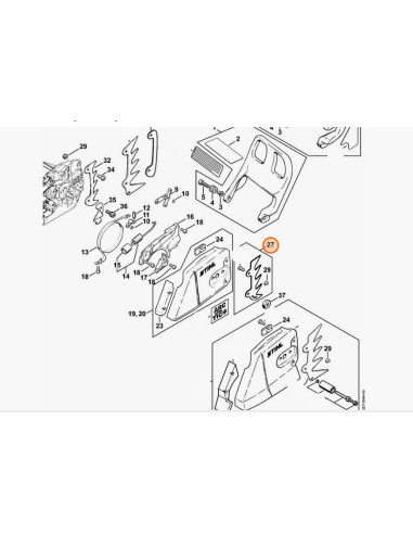 Kit garra de tope exterior motosierra STIHL