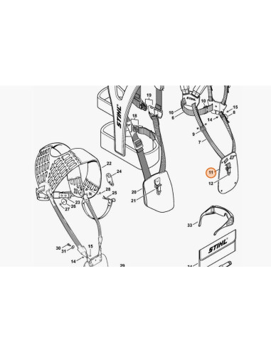 Placa de protección STIHL