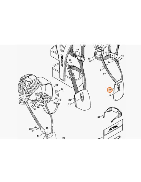 Placa de protección STIHL