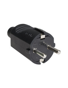 Clavija Bipolar Schuko de goma