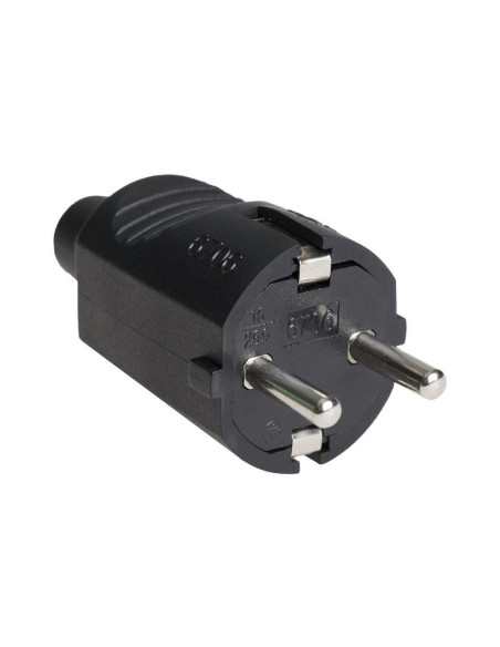 Clavija Bipolar Schuko de goma