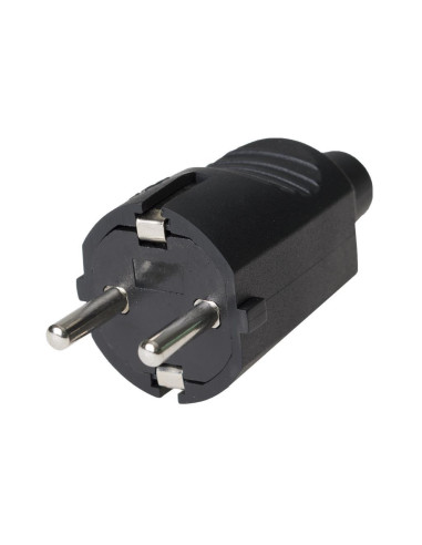 Clavija Bipolar Schuko de goma