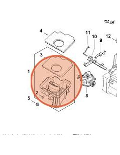 Carcasa del filtro STIHL 2