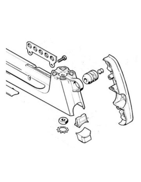 Silentblock carcasa AV manillar desbrozadora STIHL