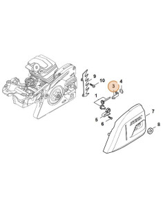 Angulo tensor de cadena motosierra STIHL 2