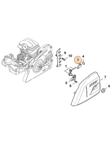 Angulo tensor de cadena motosierra STIHL