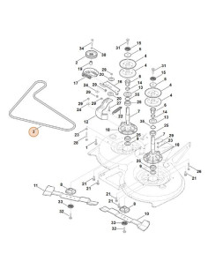 Correa trapezoidal STIHL-VIKING 2