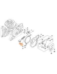 Resorte de tracción motosierra STIHL 2