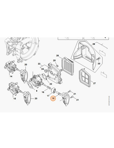 Mando de aire desbrozadora STIHL