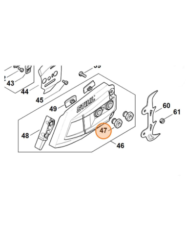 Tuerca con collar M8 STIHL