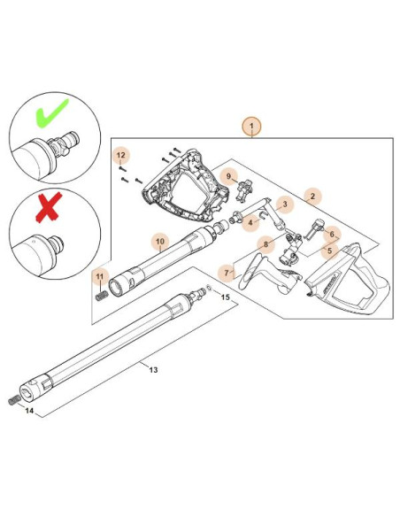 Pistola hidrolimpiadora STIHL