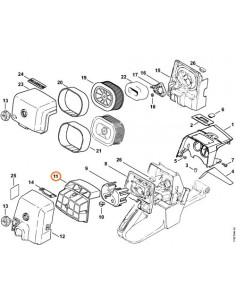 Filtro aire STIHL 2