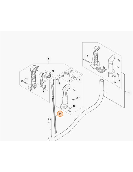 Cable de acelerador STIHL