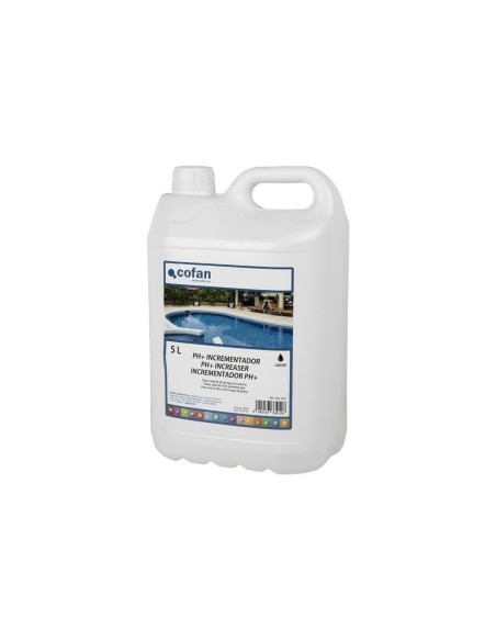 Incrementador de PH liquido de 5 litros para piscinas