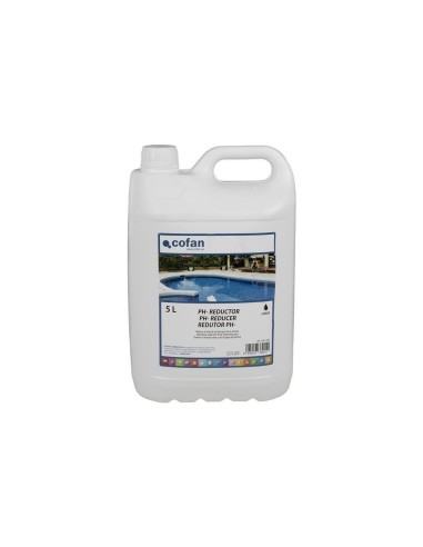 Reductor de PH liquido de 5 litros para piscinas