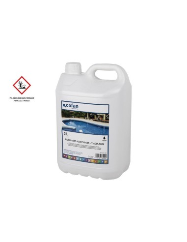 Floculante liquido de 5 litros para piscinas