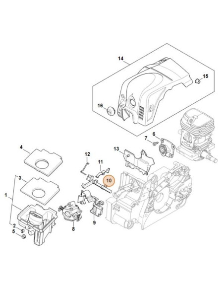 Eje de mando combinado STIHL