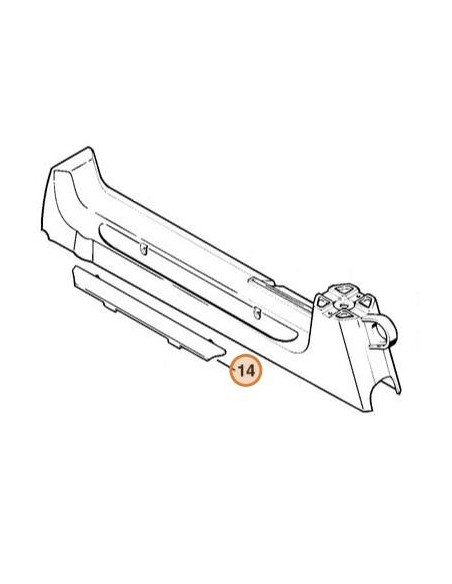 Listón de protección cable de acelerador desbrozadora STIHL