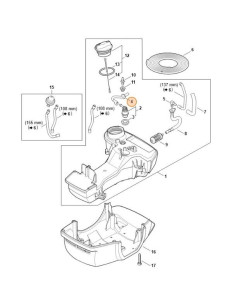 Tubo respiradero depósito STIHL 2