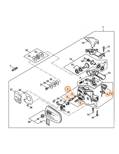 Carcasa cortasetos STIHL