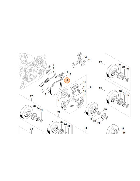 Cinta de freno STIHL