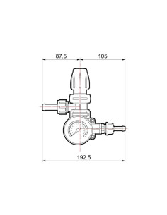 Mando regulador presión Comet 2