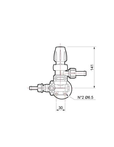 Mando regulador presión Comet