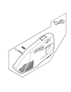 Tapa del piñón de cadena motosierra STIHL 2