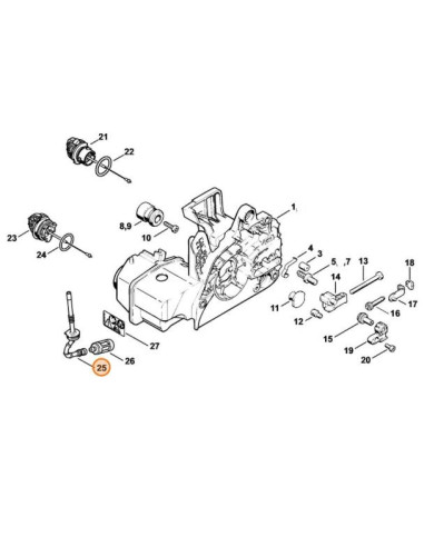 Latiguillo flexible filtro combustible...
