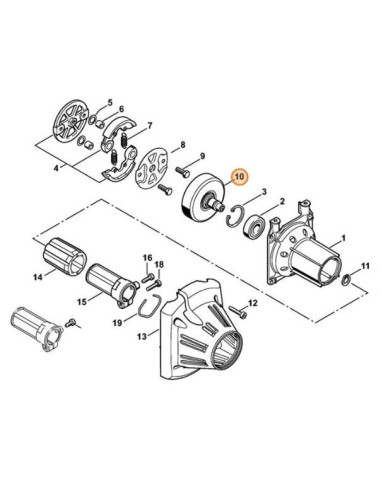 Tambor de embrague desbrozadora STIHL