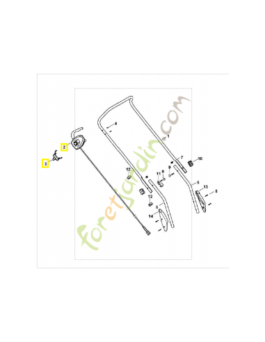 Interruptor de mando STIHL / VIKING