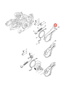 Tapa sistema de freno motosierra STIHL 2
