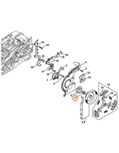 Rodamiento de agujas STIHL